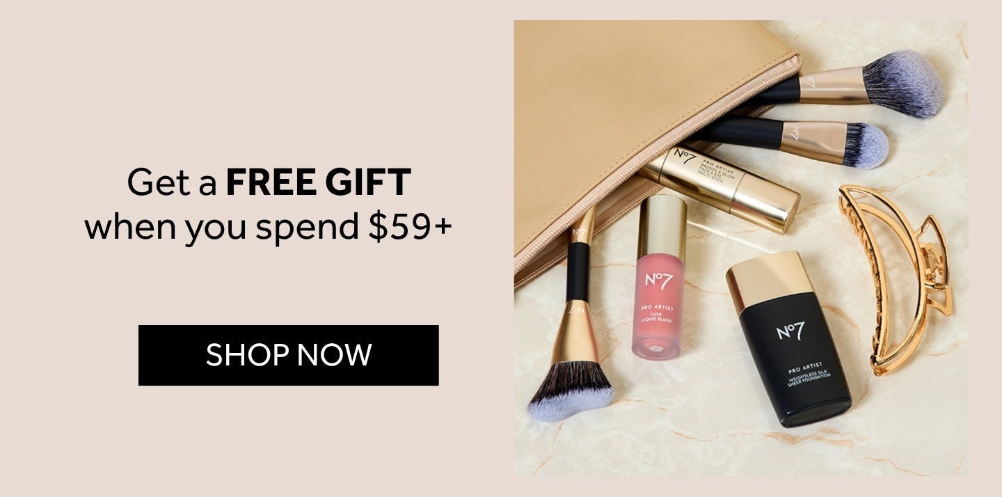 free gift when you spend $59+
