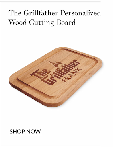 The Grillfather Personalized Wood Cutting Board