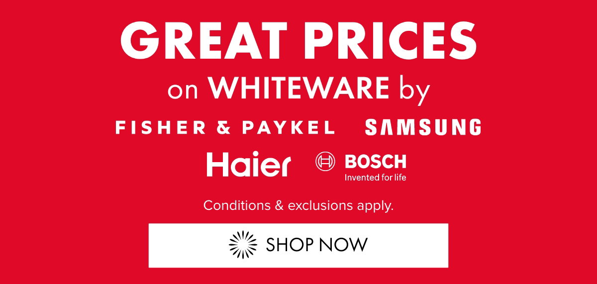 Great Prices on Whiteware by Fisher & Paykel, Samsung, Haier, Bosch