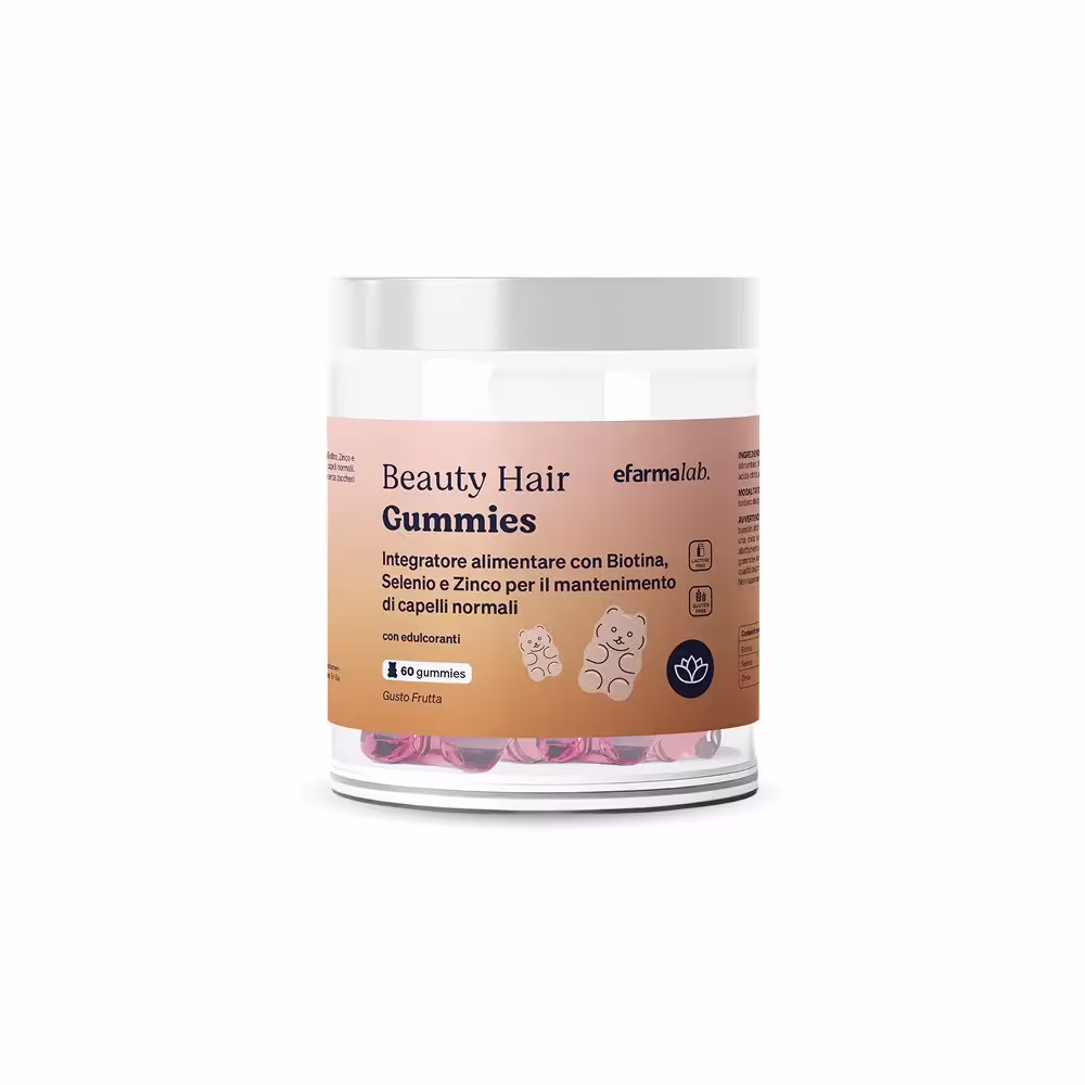 eFarmaLab Beauty Hair Integratore Per Capelli Sani 60 Gommose