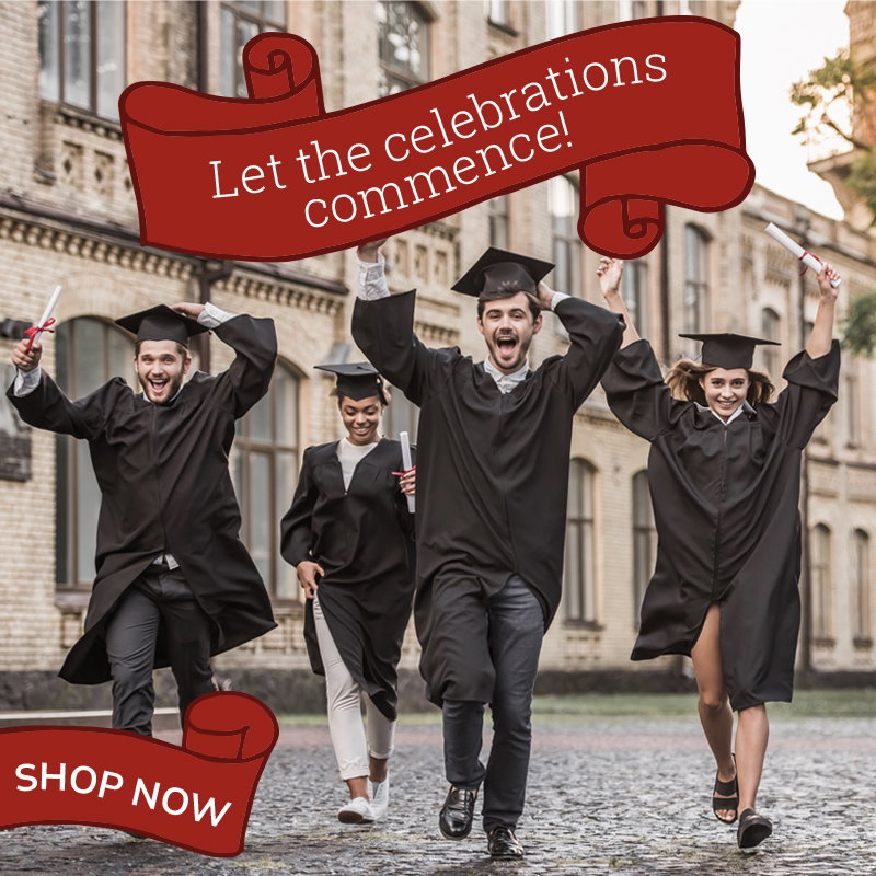 Congratulate the graduate with a gift basket