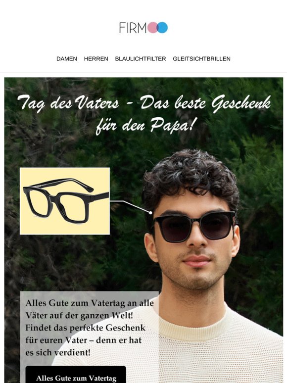 👨 Vatertag Special: Firmoo Bestseller für Papa 🔥 Kostenloser Expressversand 🚚