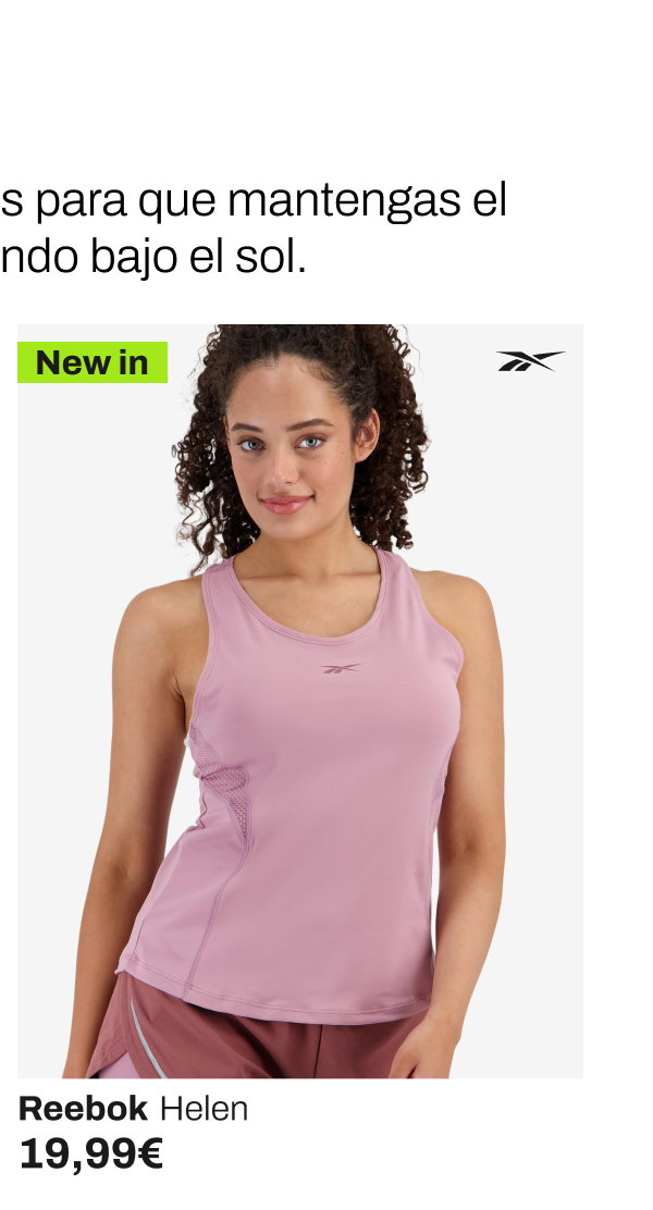 Reebok Camiseta de tirantes Helen