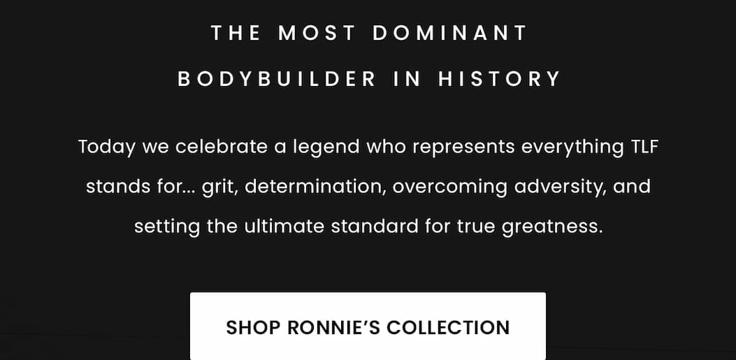 Learn More about Ronnie Coleman