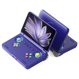 Retroid Pocket Flip 2 Retro Handheld Console – Android 13, 5.5inch 1080P AMOLED Screen, Snapdragon 865, 8GB+128GB, Clamshell Design, WiFi 6 & HDMI TV-Out - Purple