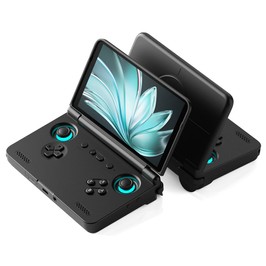 Retroid Pocket Flip 2 Retro Handheld Console – Android 13, 5.5inch 1080P AMOLED Screen, Snapdragon 865, 8GB+128GB, Clamshell Design, WiFi 6 & HDMI TV-Out - Black