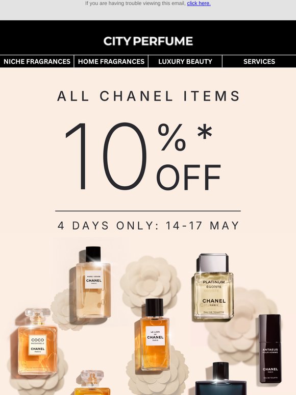 Your CHANEL Favourites, Now 10% Off