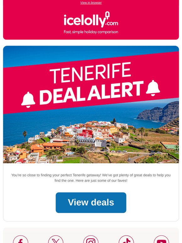 🔔 Tenerife deal alert | Get the latest prices inside 🇪🇸