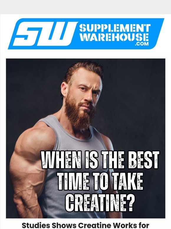 When to Take Creatine: What the Research Says!