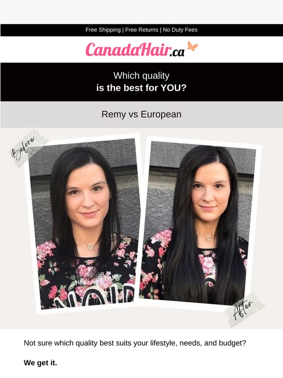 Remy vs European Hair 💇‍♀️✨