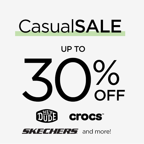 Casual Sale | Your Favorite Brands | Heydude | Crocs | Skechers