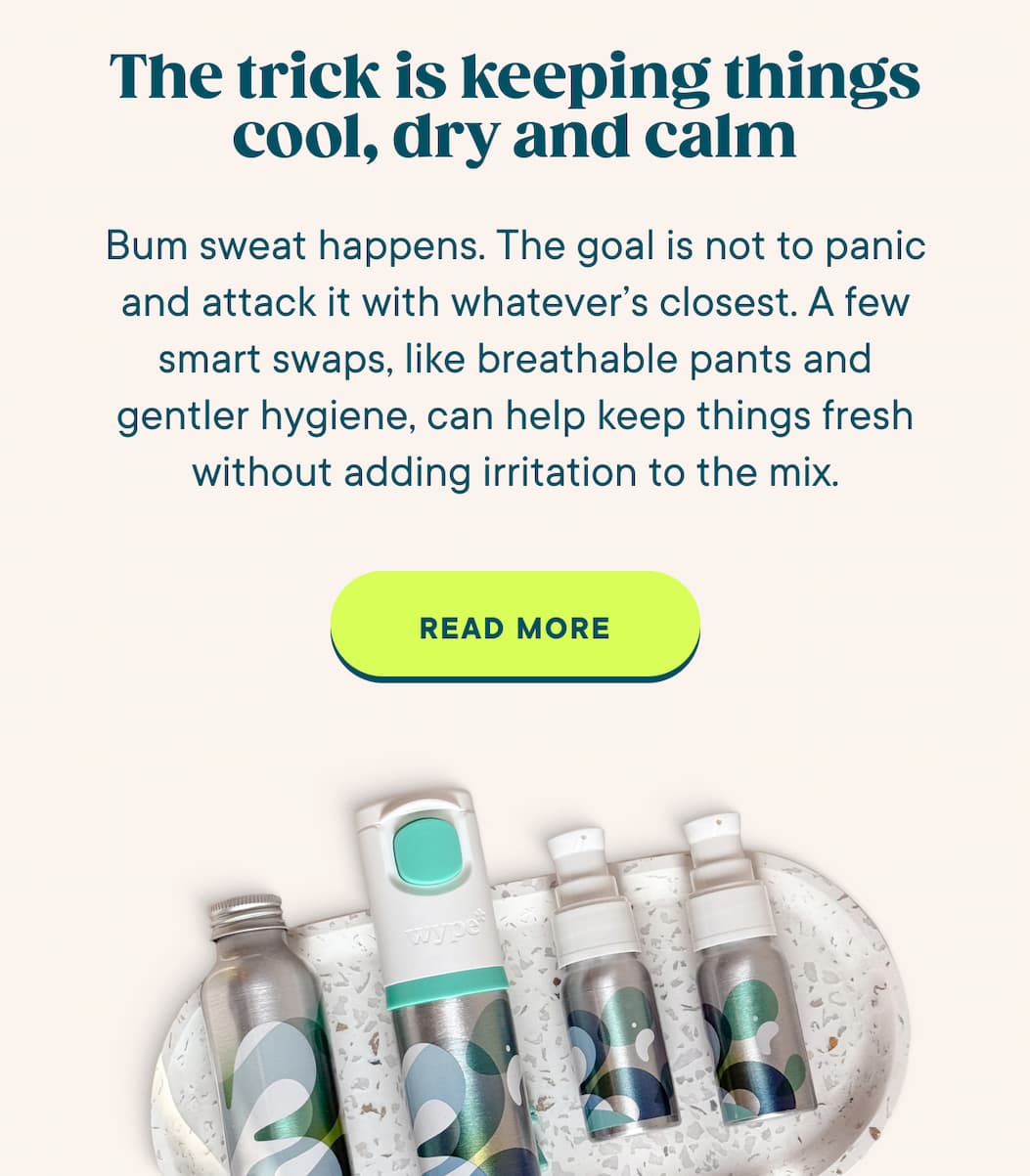 The trick is keeping things cool, dry and calm