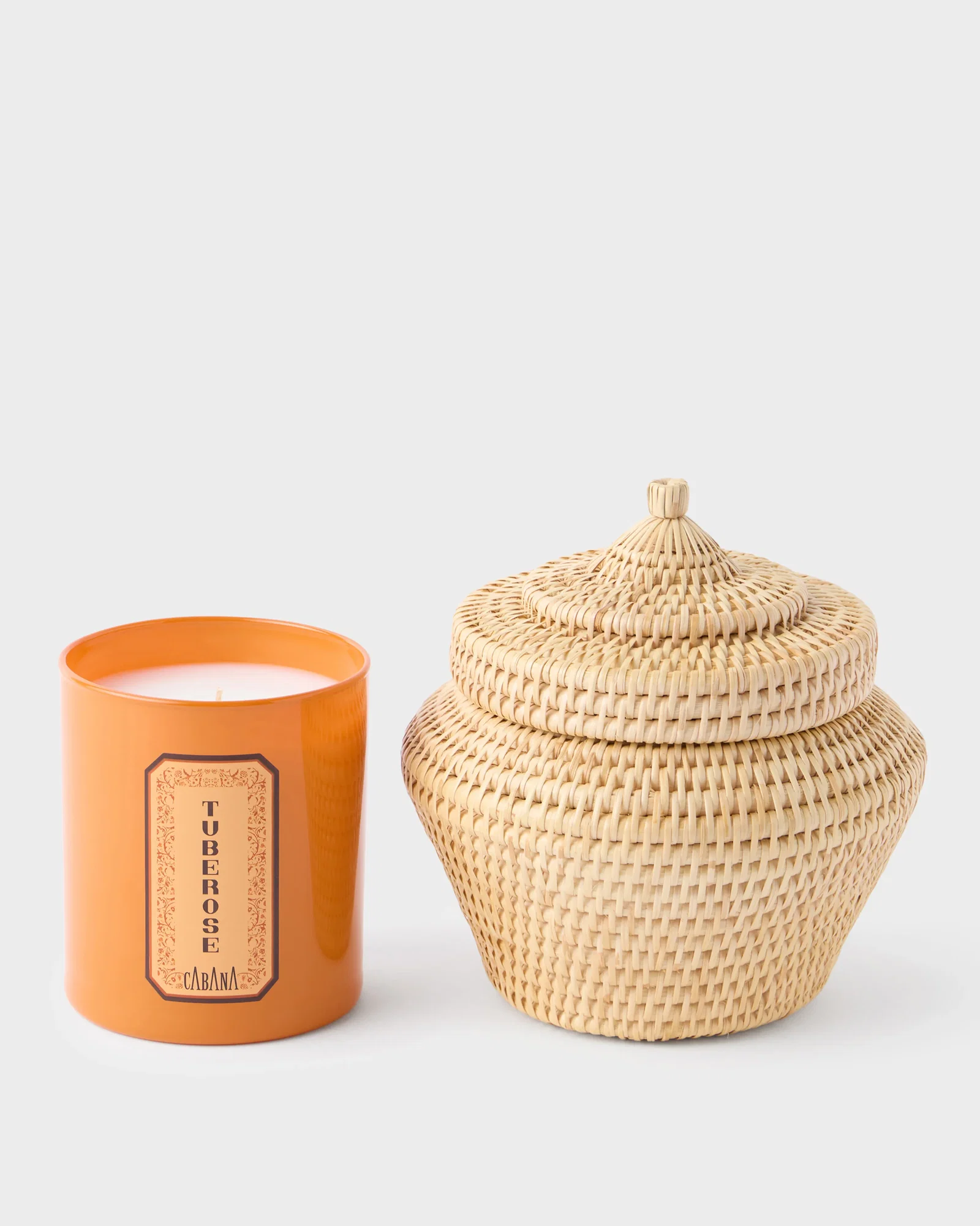 Image of Cabana Candle & Candle Holder Set