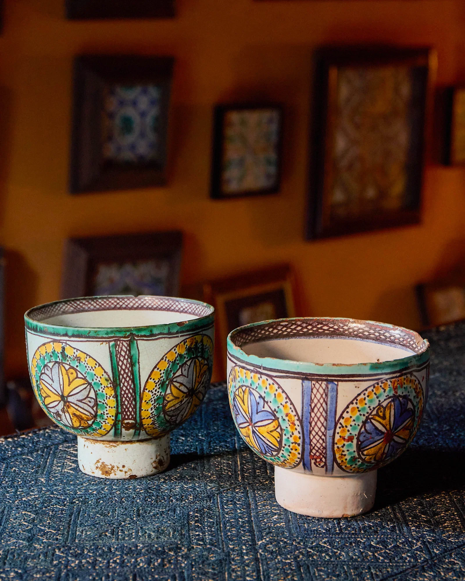 Image of Earthenware Bowls ‘Zlafa’  Morocco