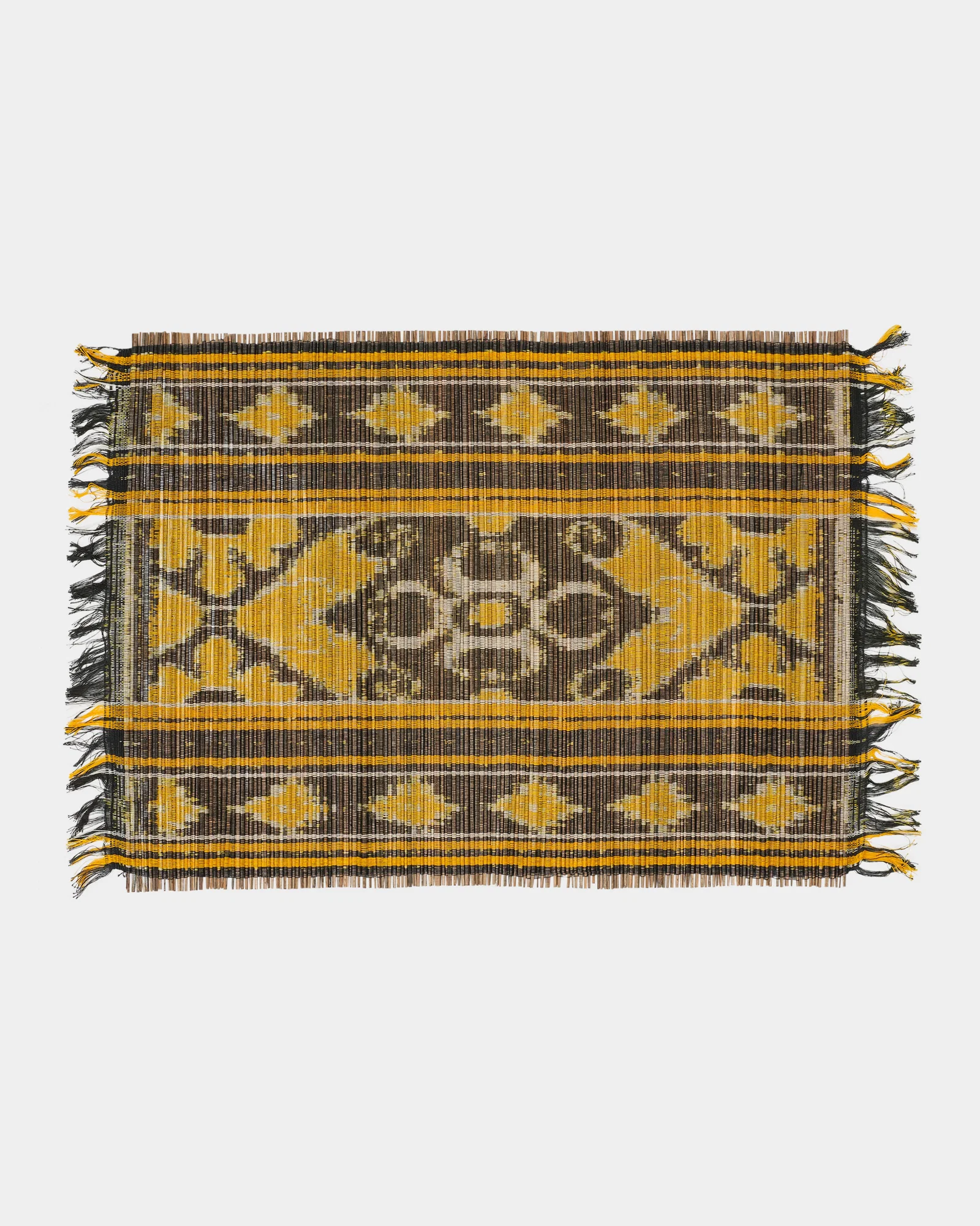 Image of Ikat Placemats, Yellow 