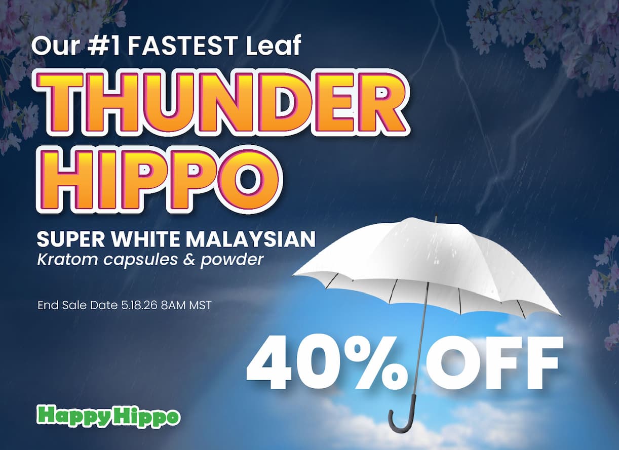 White Malay Kratom Powder and Capsules 40% OFF Sale