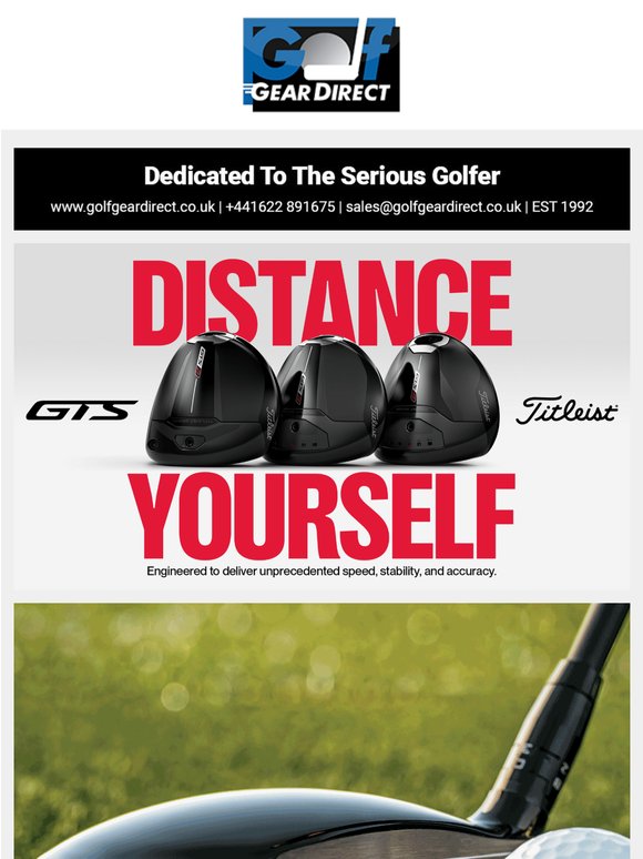 🆕 | Titleist GTS Range - Available For Pre-Order!