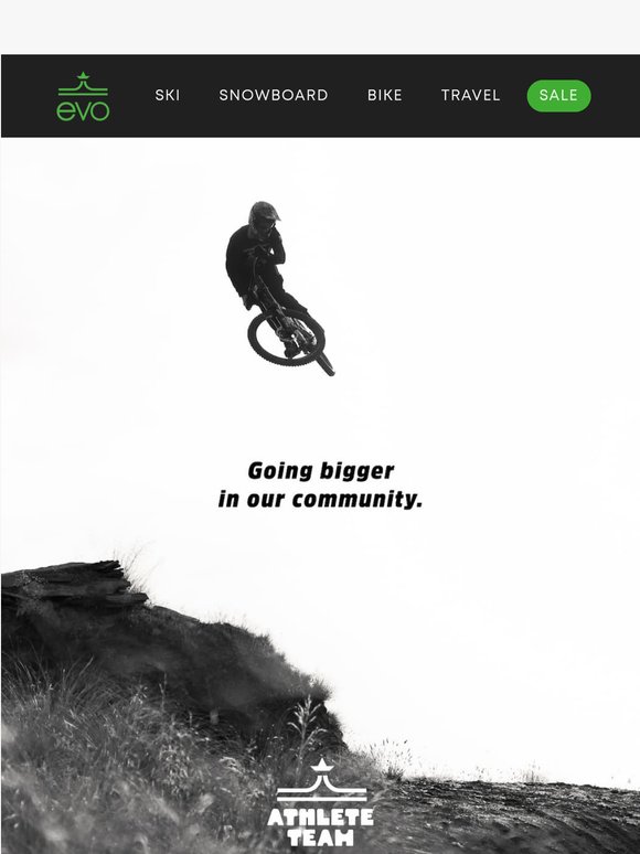 The evo Athlete Team: Riders Who Show Up