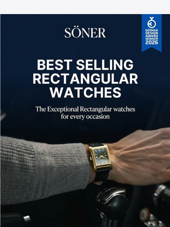 Join 12,458+ Happy Owners of This Bestselling Rectangular Watch