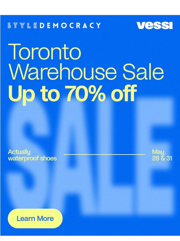 Vessi Warehouse Sale: Up to 70% off Waterproof Shoes & Accessories