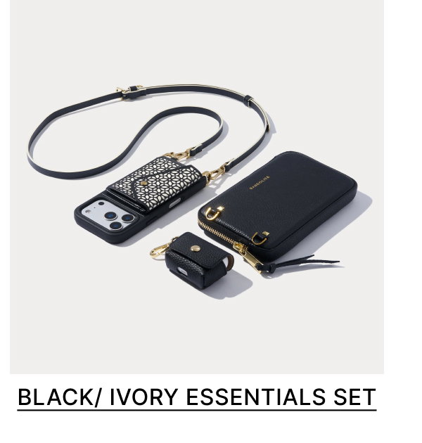 BLACK/IVORY ESSENTIALS SET