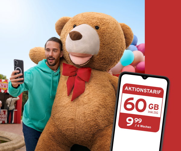 Tarifknaller mit 60 GB bei Tchibo MOBIL¹