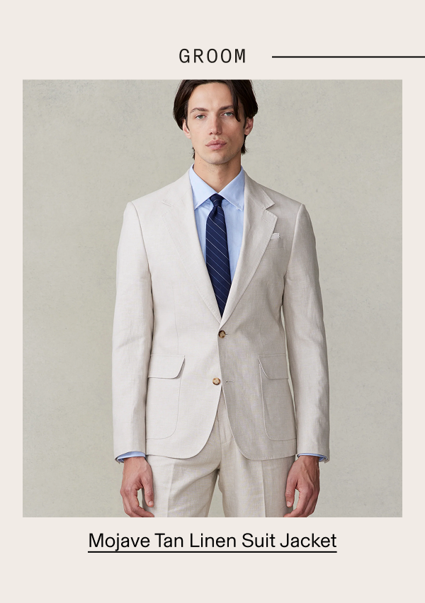 Mojave Tan Linen Suit Buy $595