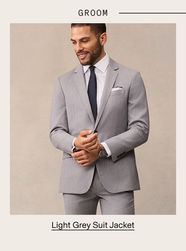 Light Grey Suit Rent $159 20% off full outfit $595 Buy $425 (29% off)