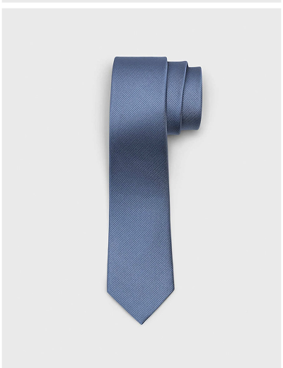Steel Blue Silk Necktie Rent $15 Buy $30