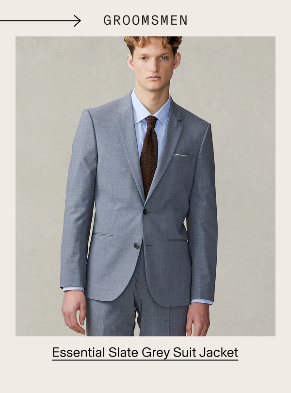 Essential Slate Grey Suit Buy $275