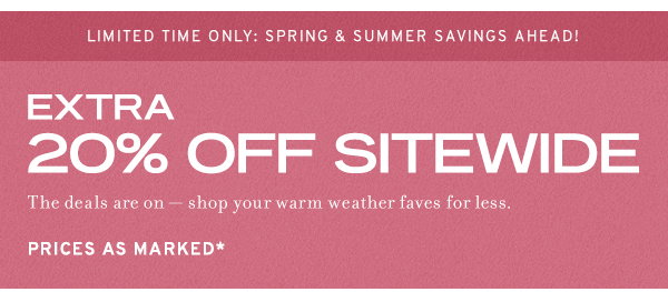 20% off sitewide