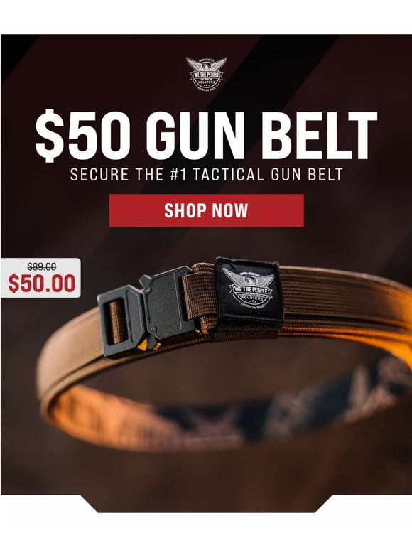 The #1 Deal for Gun Belts! 🤯