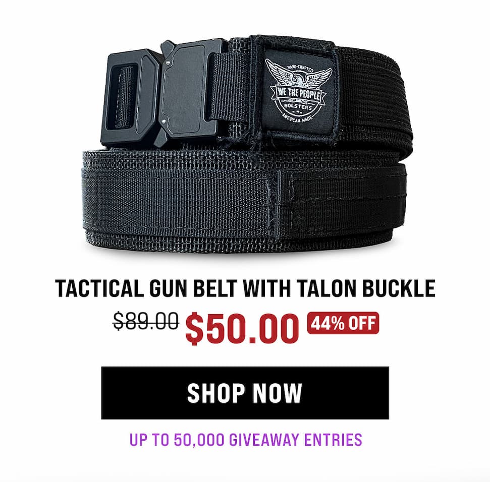 44% OFF Tactical Gun Belt 