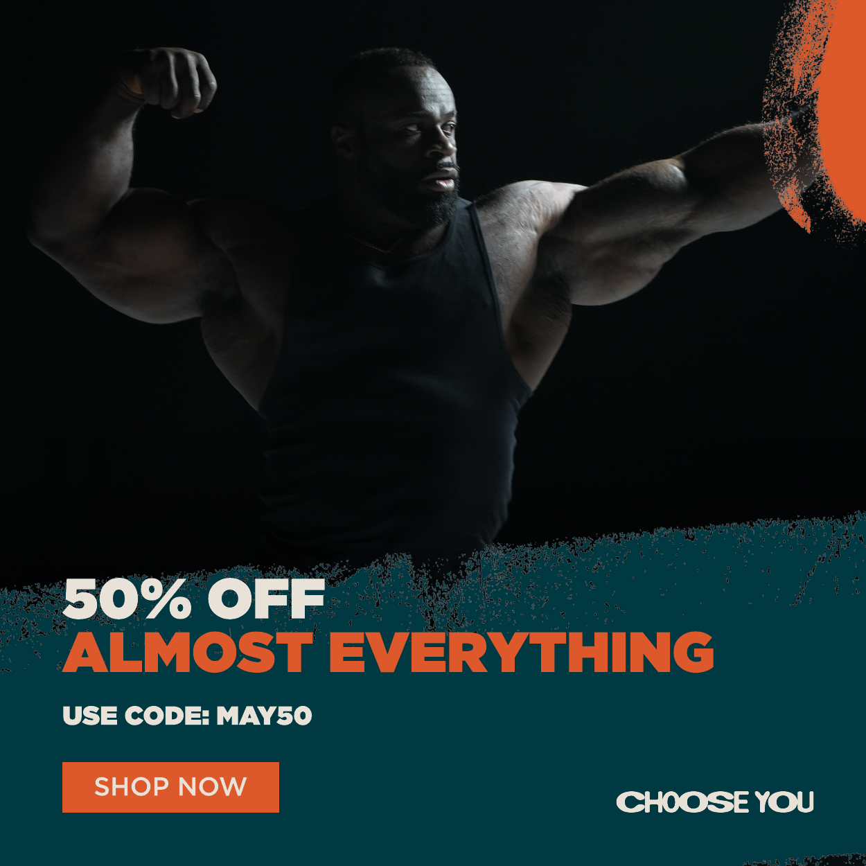 save 50% on almost everything