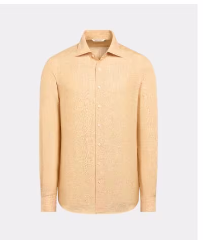 Orange linen shirt