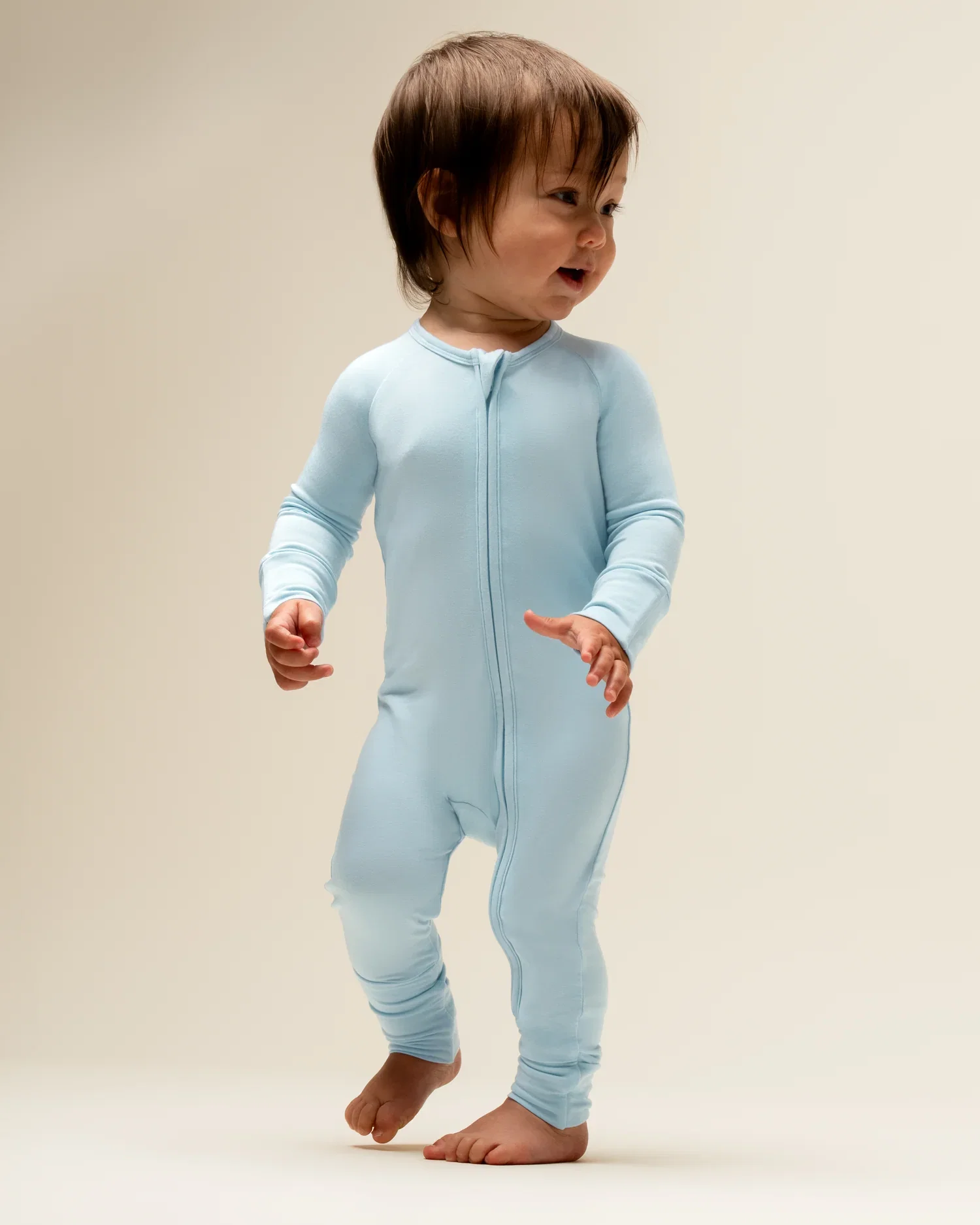 Image of Bamboo Baby Pajama | French Blue