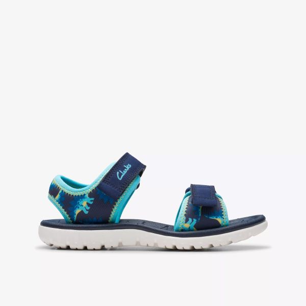 Clarks Children's Surfing Tide Kid Navy