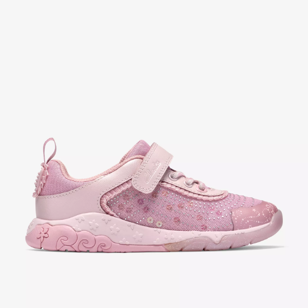 Clarks Children's Tidal Wish Kid Pink Combination