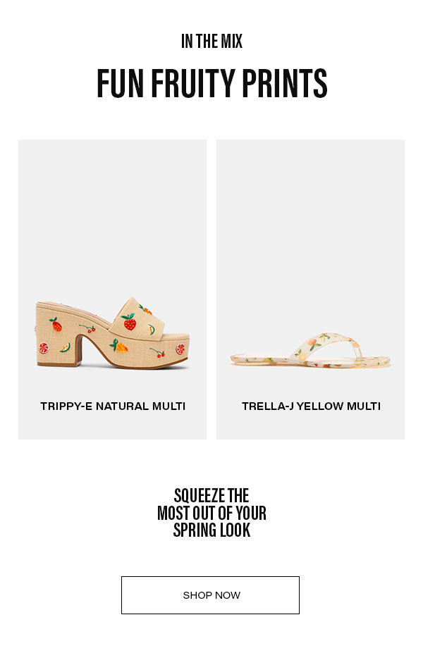 Fun fruity prints