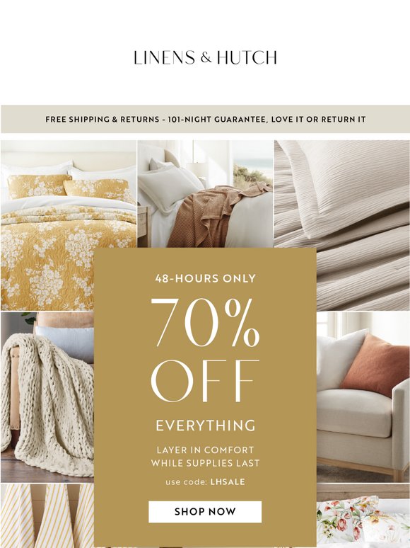 ⚡ 70% Off Everything — Our 48 Hour Flash Sale Starts Now