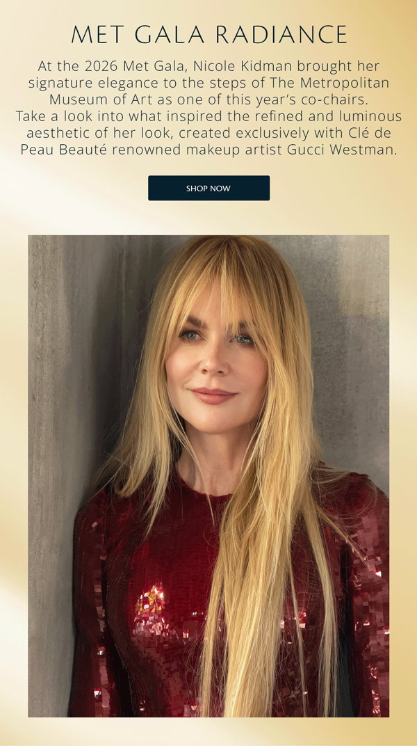 At the 2026 Met Gala, Nicole Kidman brought her signature elegance to the steps of The Metropolitan Museum of Art as one of this year’s co-chairs. Take a look into what inspired the refined and luminous aesthetic of her look, created exclusive