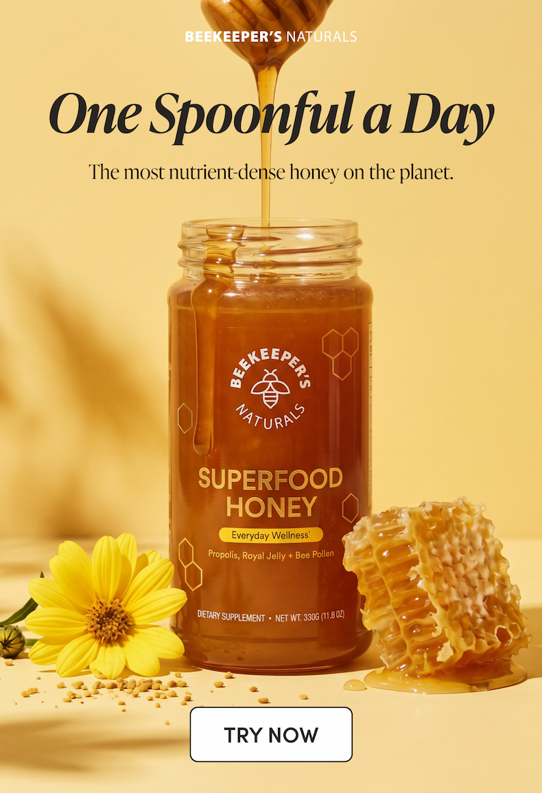 One Spoonful a Day TRY THE MOST NUTRIENT-DENSE HONEY ON THE PLANET 