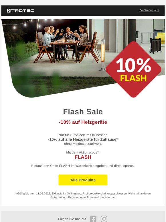 ⚡Nur jetzt: -10% auf Heizgeräte