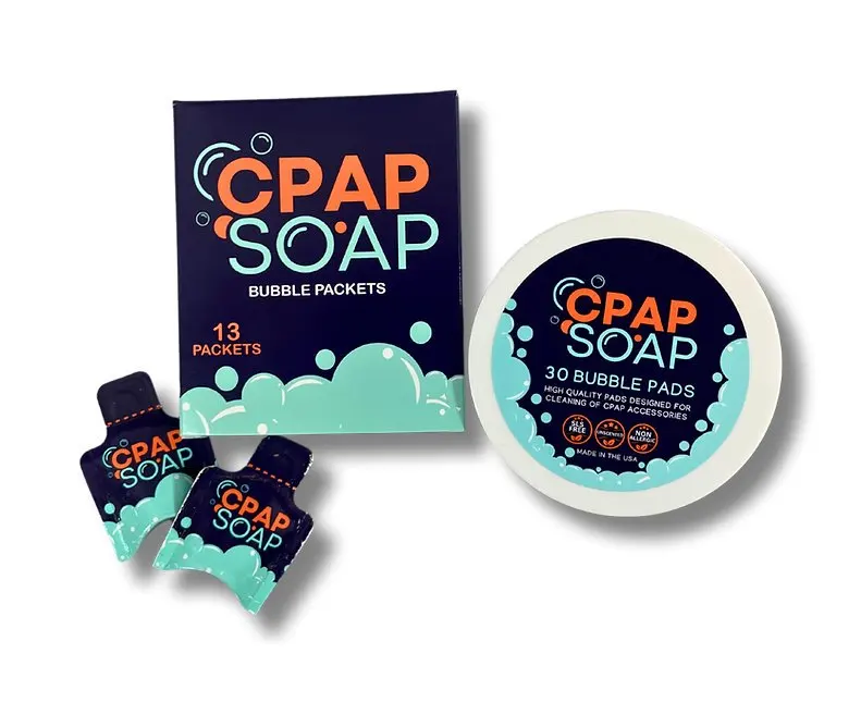 Image of CPAP Soap and Bubble Pads by Liviliti