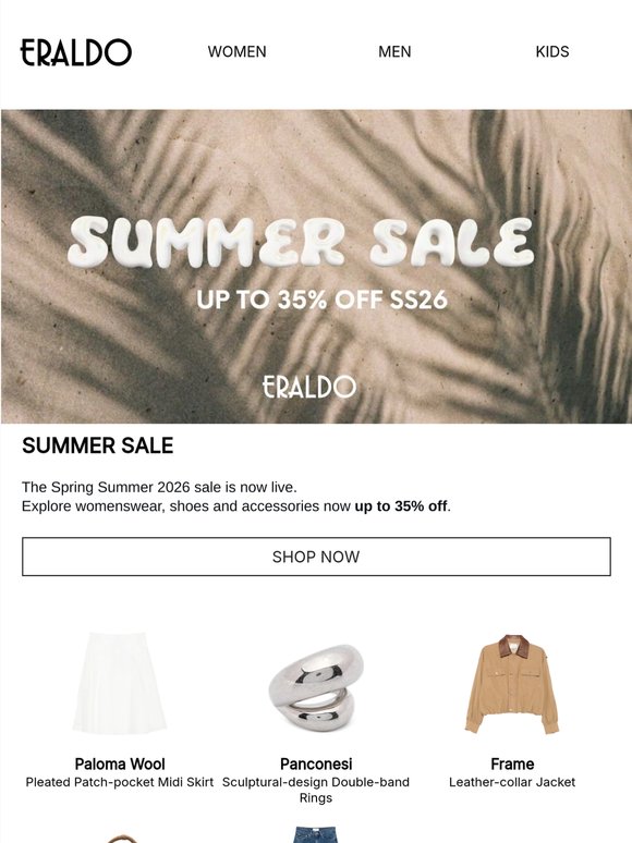 Sale is now on
