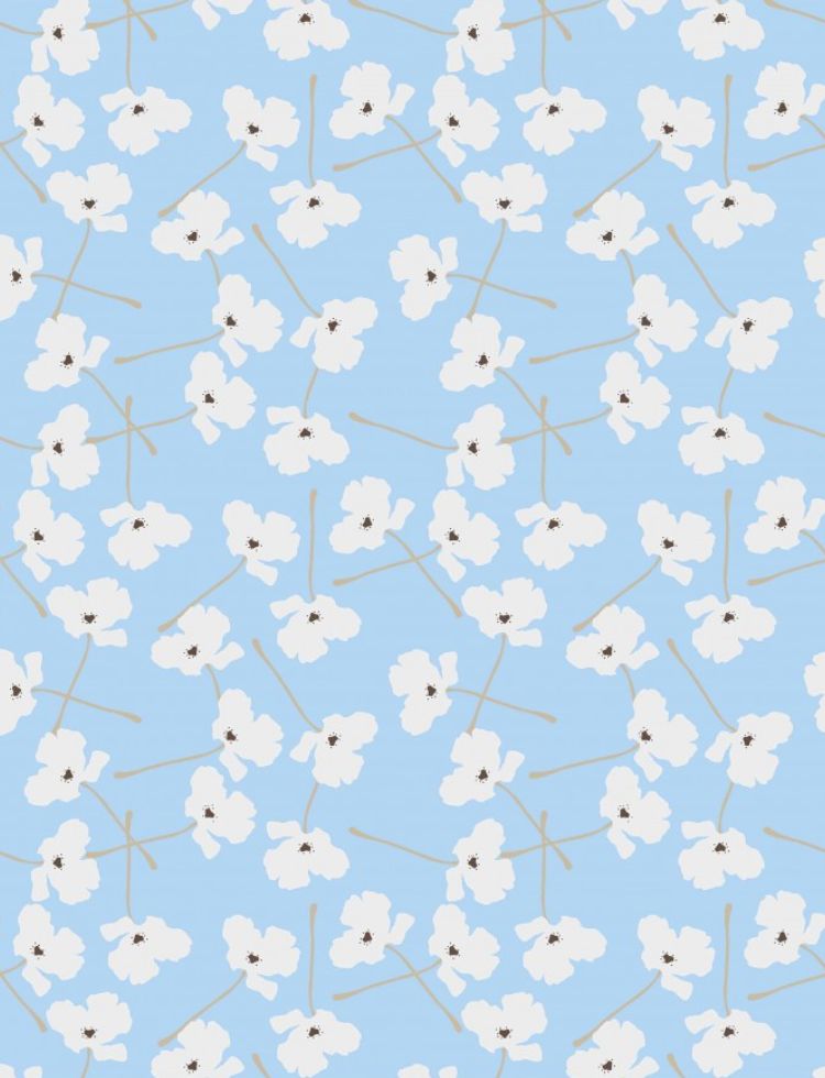 Minerva Exclusive Meadow Melody POD Fabric Hydrangea