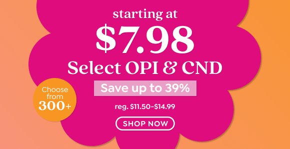 SHOP NAIL POLISH STARTING AT $7.98
