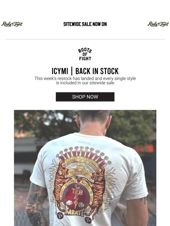 Just In: This Week's Restock
