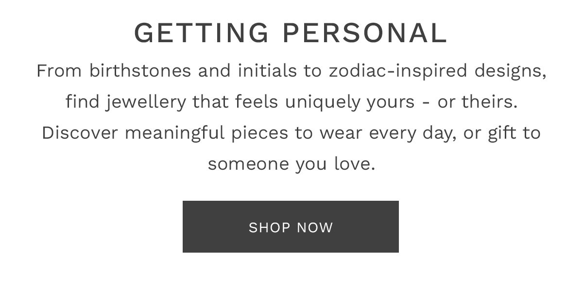 Getting Personal SHOP NOW