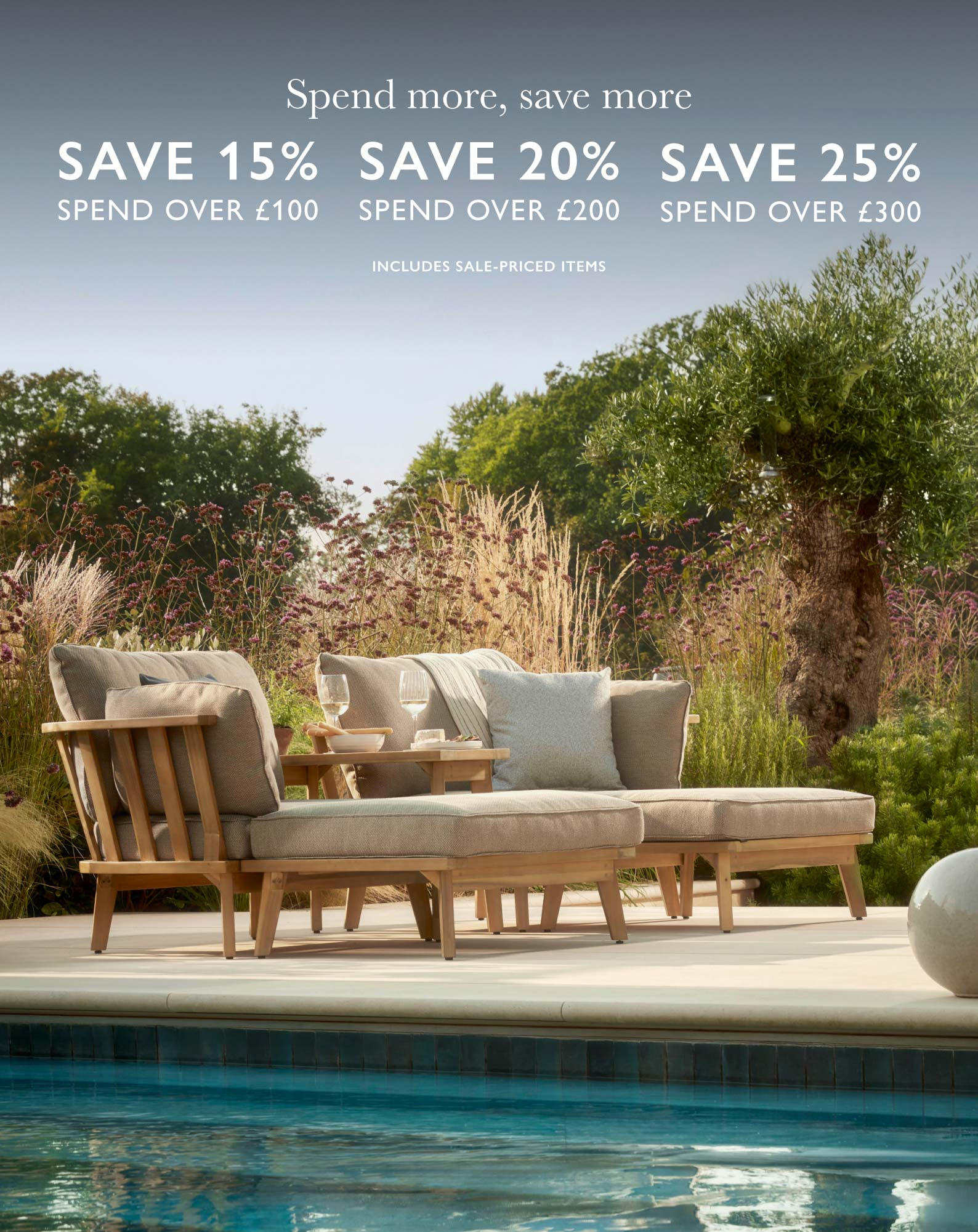 Spend more, Save more - shop the event today!